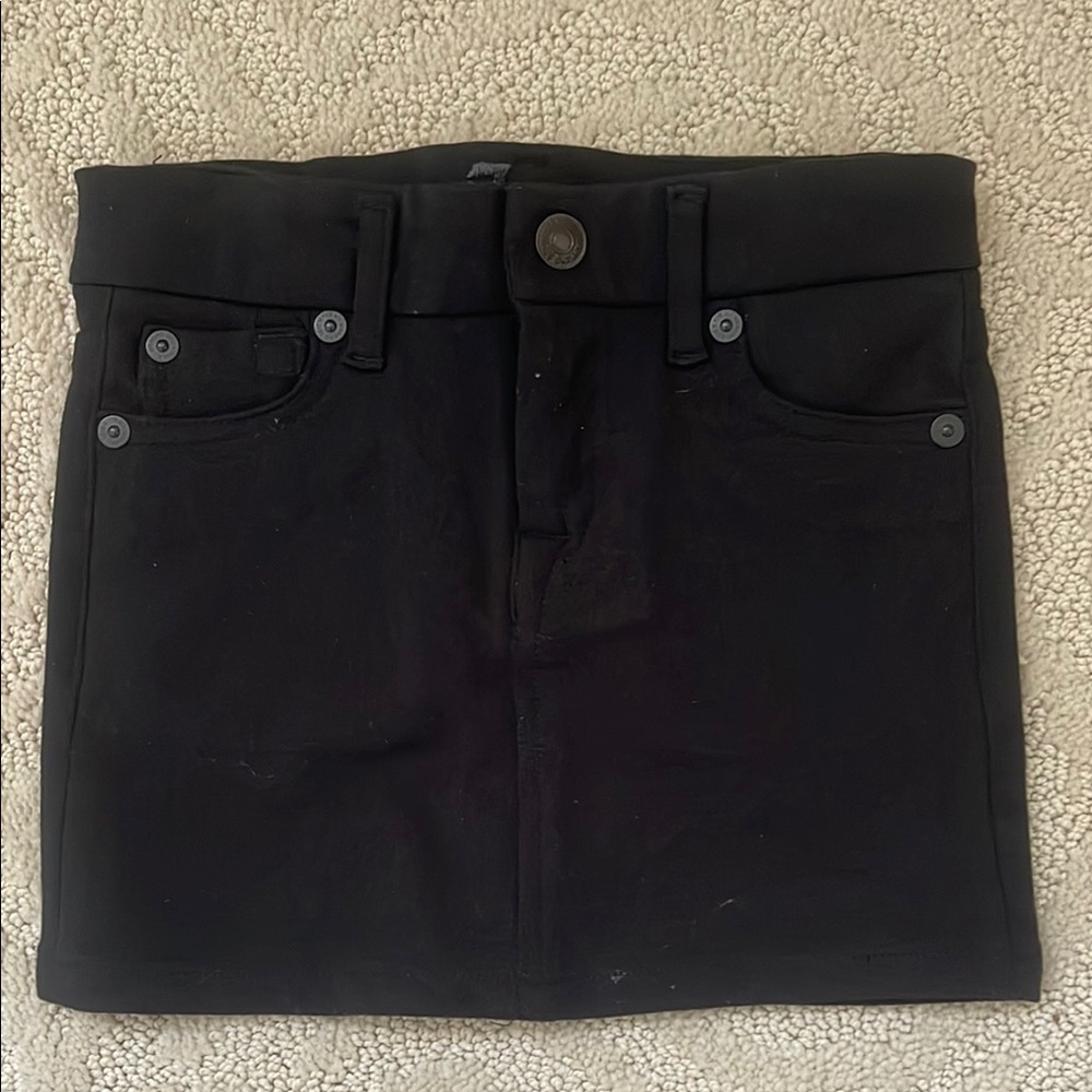7 For All Mankind Black Skirt- Size 4T - Picture 2 of 6